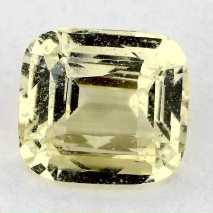 2.30 Carat Yellow Cushion Sapphire