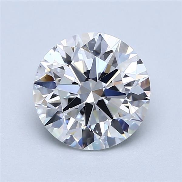 1.61ct E VS2 Rare Carat Ideal Cut Round Diamond