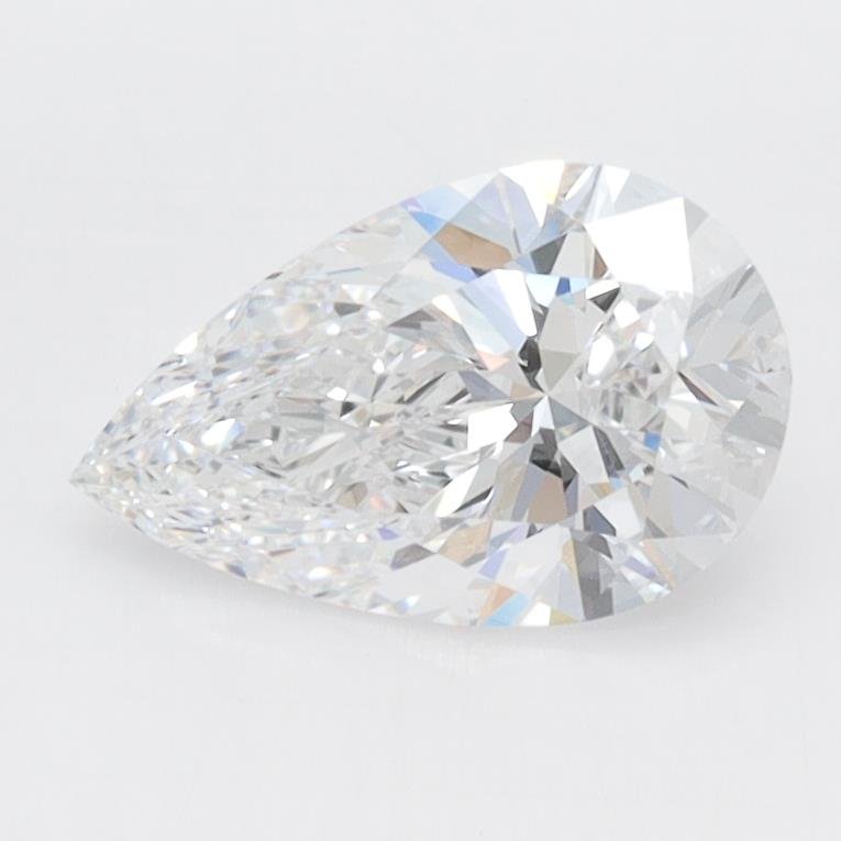 1.08ct D VVS1 Rare Carat Ideal Cut Pear Lab Grown Diamond