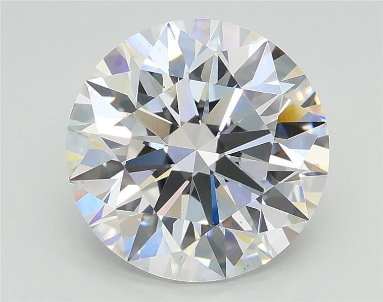 3.08ct E VS2 Rare Carat Ideal Cut Round Lab Grown Diamond