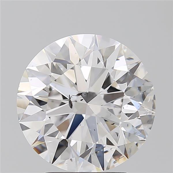 3.01ct D SI2 Rare Carat Ideal Cut Round Diamond