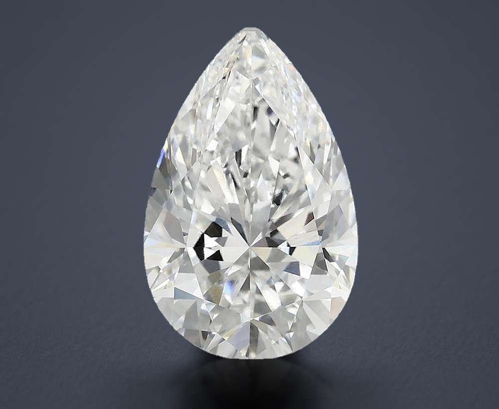 3.52 Carat Pear Lab Diamond