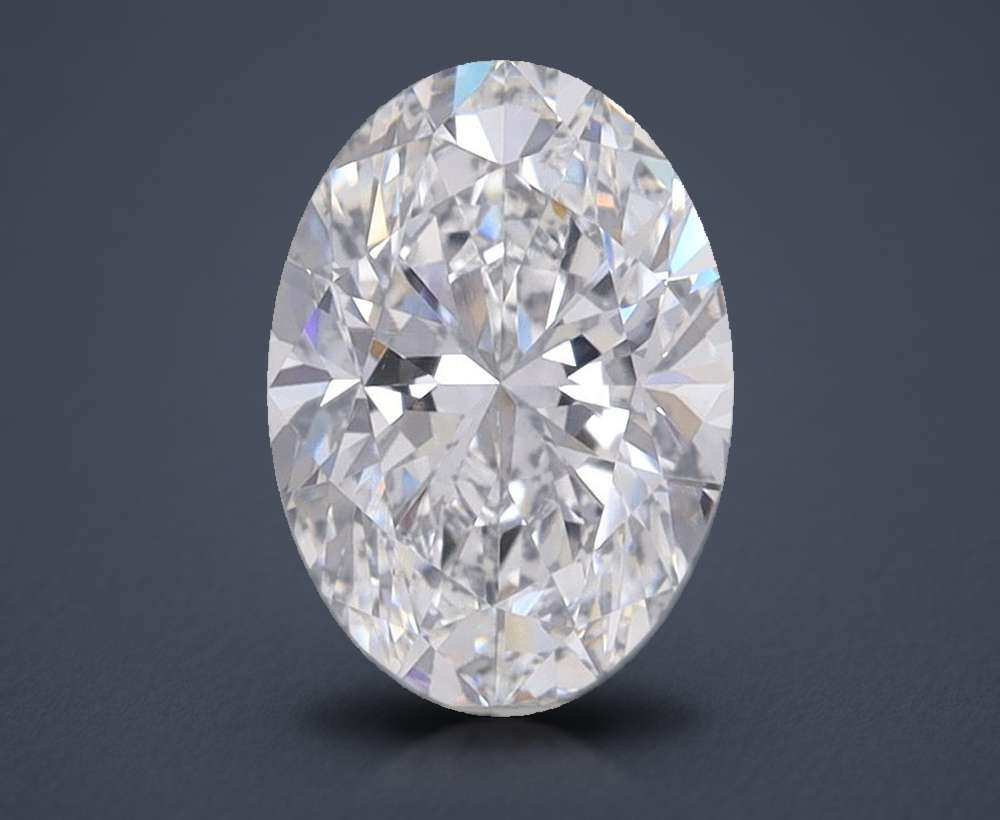 1.54 Carat Oval Lab Diamond