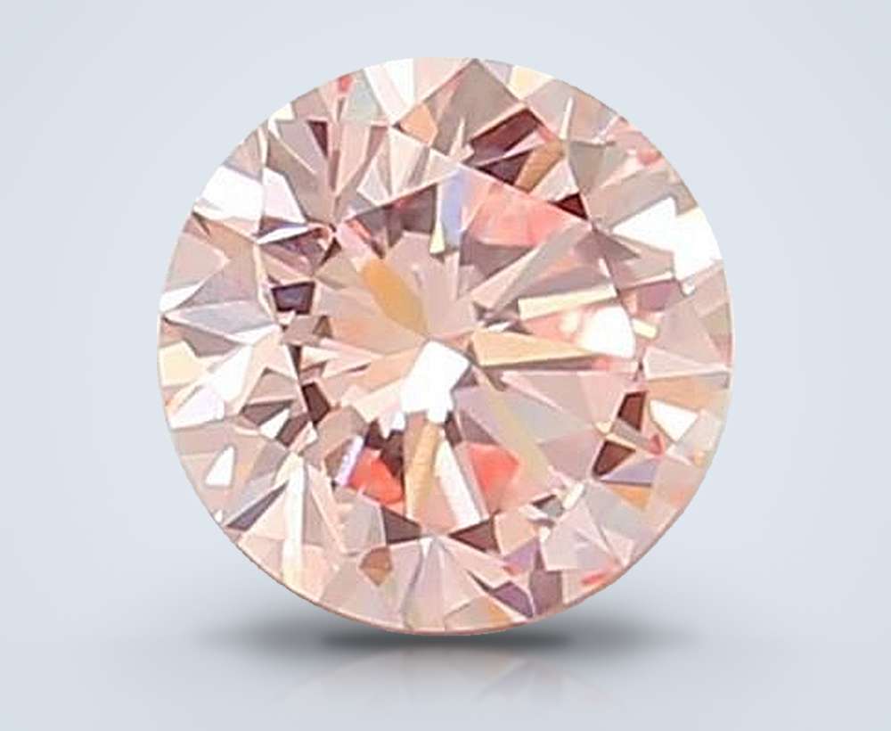 1.60 Ct. Fancy Intense Pink Round Lab Diamond