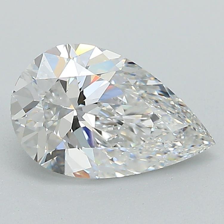 1.38ct D VS1 Rare Carat Ideal Cut Pear Lab Grown Diamond