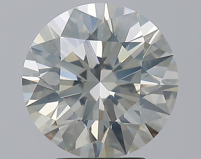 3.56ct K SI2 Rare Carat Ideal Cut Round Diamond