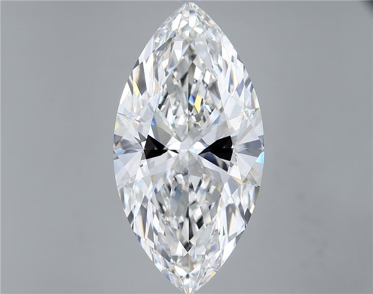 11.05ct F VVS2 Rare Carat Ideal Cut Marquise Lab Grown Diamond