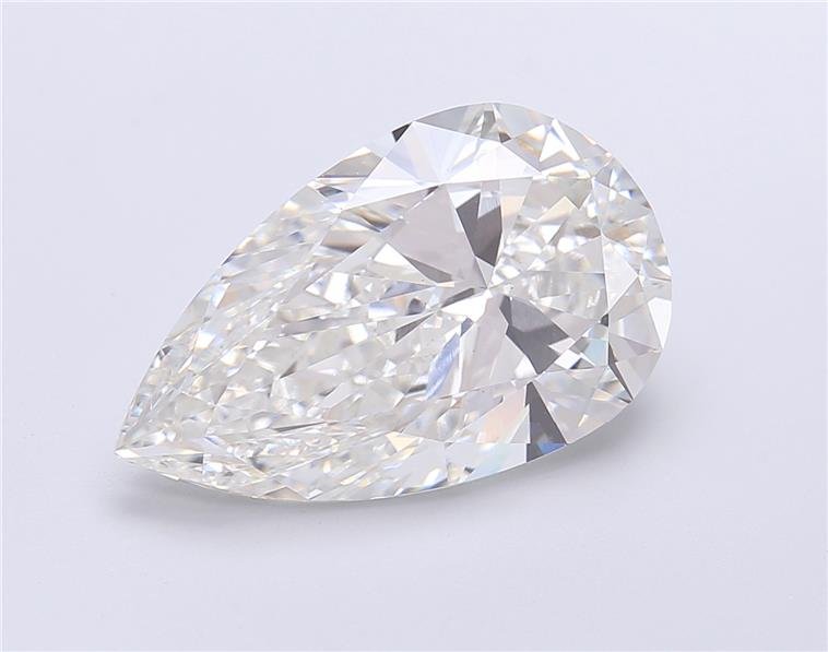 8.35ct F VS1 Rare Carat Ideal Cut Pear Lab Grown Diamond