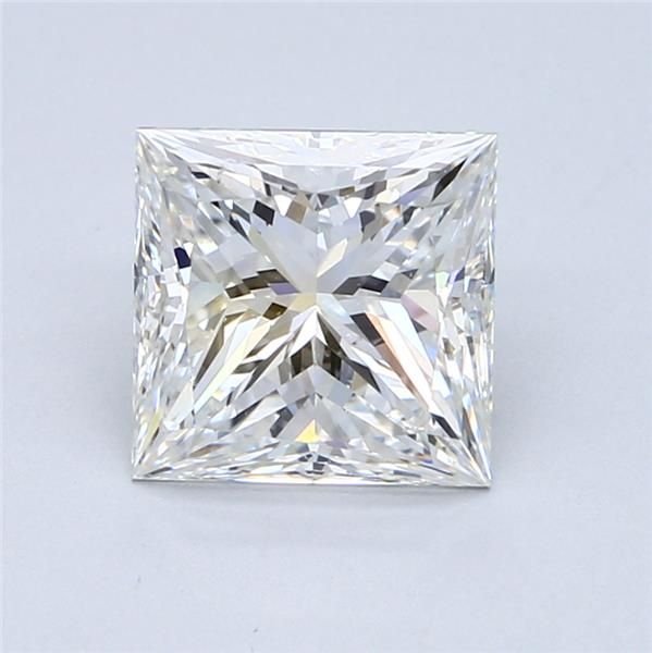 3.01ct G SI1 Rare Carat Ideal Cut Princess Diamond