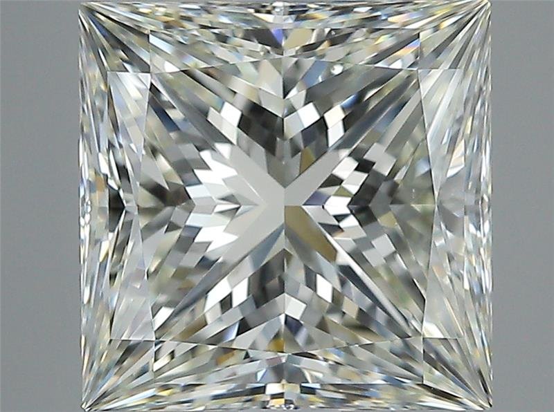 3.01ct K VS1 Rare Carat Ideal Cut Princess Diamond
