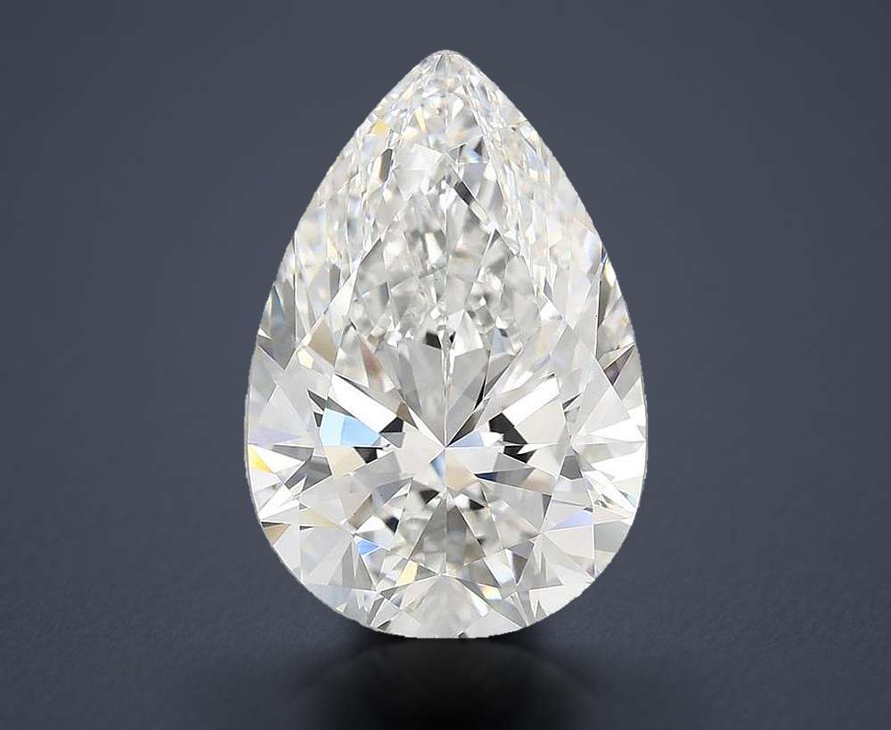6.94 Carat Pear Lab Diamond