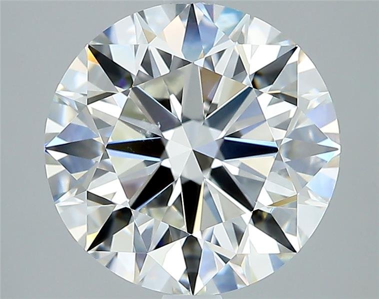 4.01ct G SI1 Rare Carat Ideal Cut Round Diamond