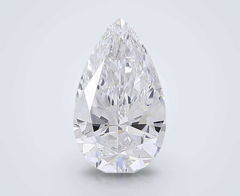 0.57 Carat Pear Lab Diamond