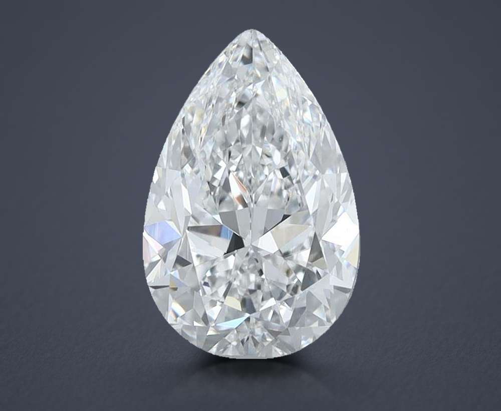 0.90 Carat Pear Natural Diamond