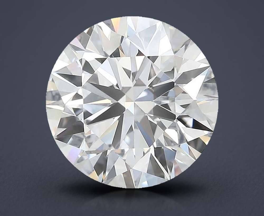 3.42 Carat Round Lab Diamond