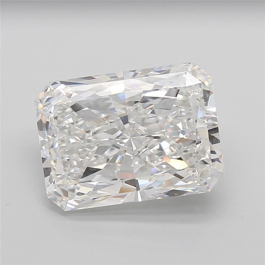 15.19ct F VVS2 Rare Carat Ideal Cut Radiant Lab Grown Diamond