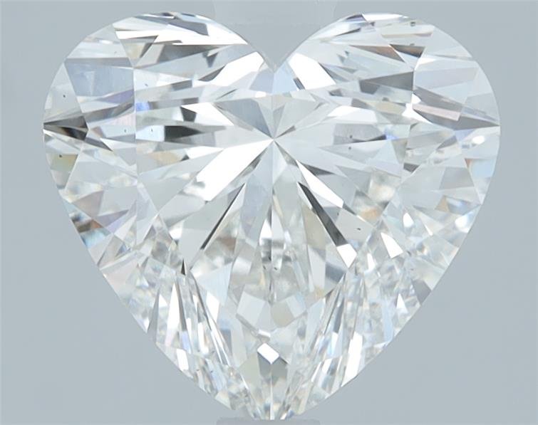 2.10ct G VS2 Rare Carat Ideal Cut Heart Lab Grown Diamond