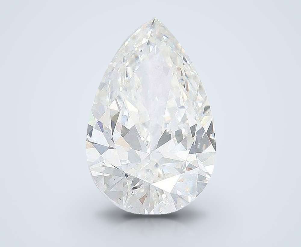 5.02 Carat Pear Lab Diamond