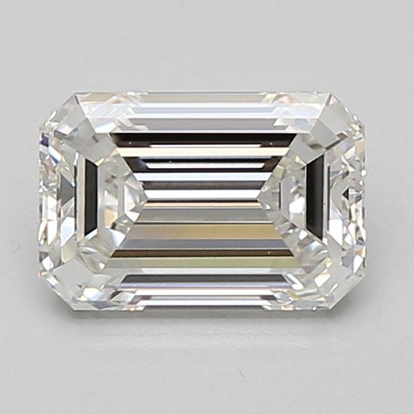 1.55ct F VS1 Rare Carat Ideal Cut Emerald Lab Grown Diamond