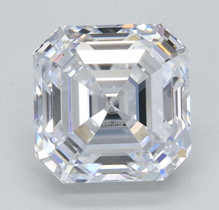 1.58ct E SI1 Rare Carat Ideal Cut Asscher Lab Grown Diamond