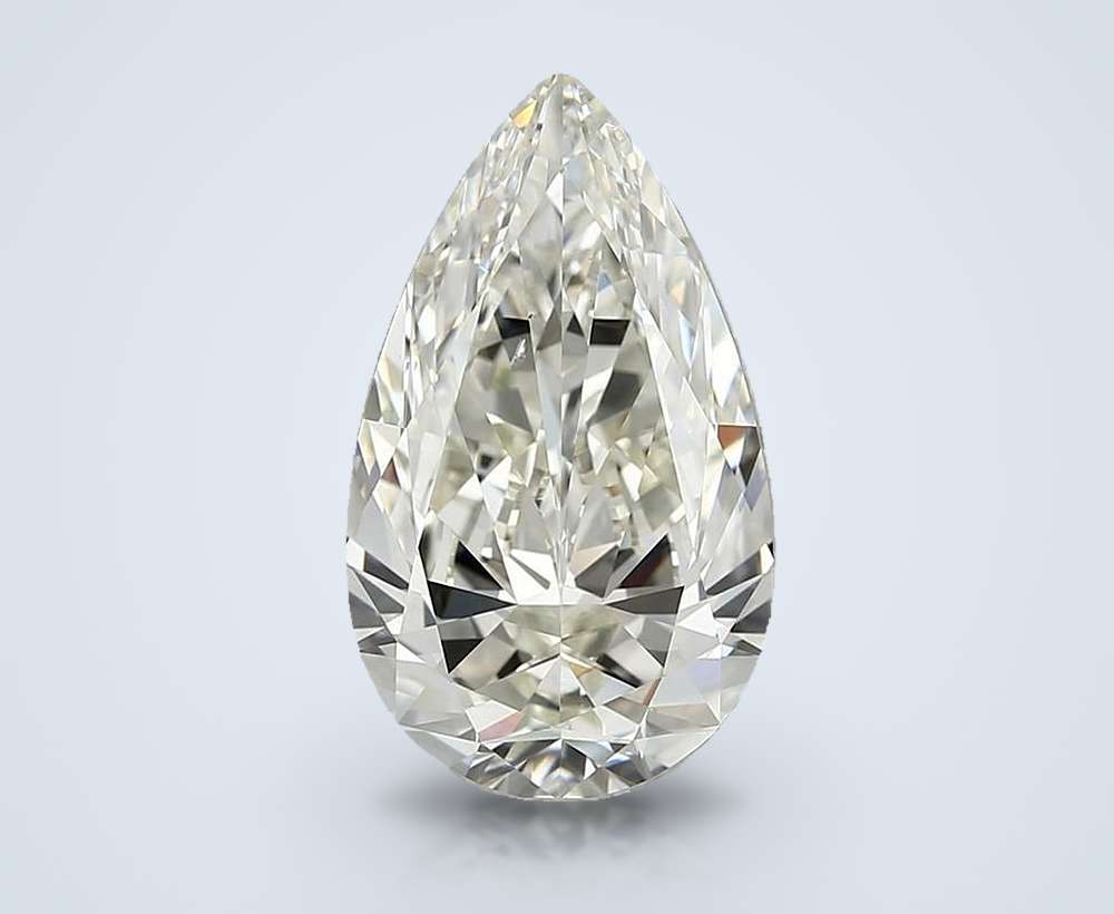 5.02 Carat Pear Natural Diamond