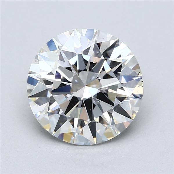 3.04ct E SI1 Rare Carat Ideal Cut Round Lab Grown Diamond