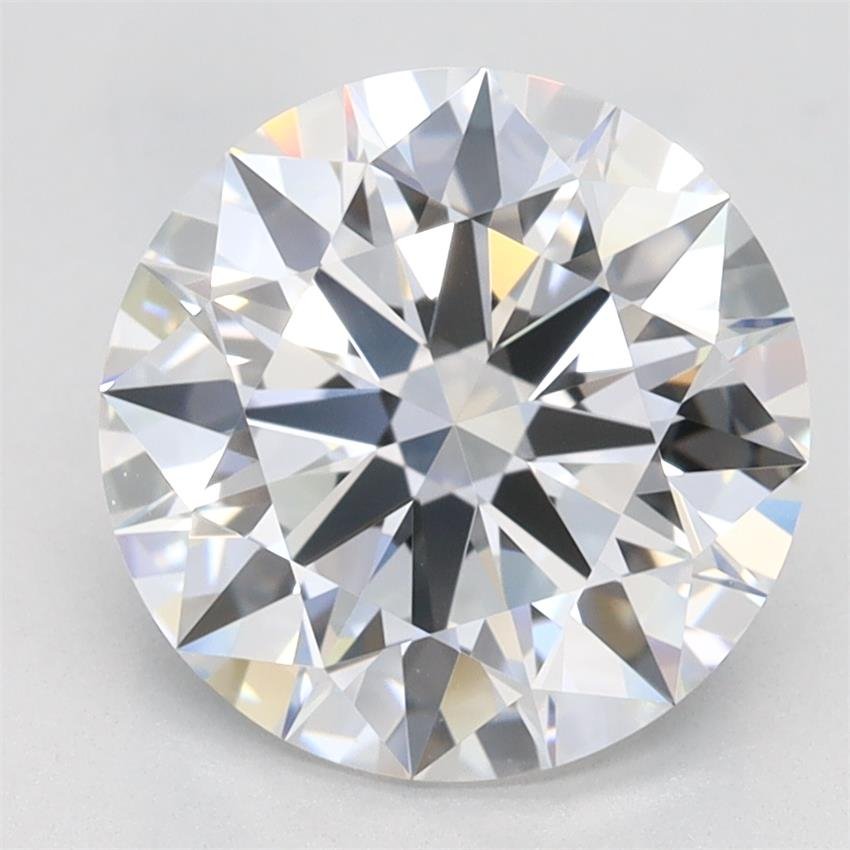 2.57ct D VVS1 Rare Carat Ideal Cut Round Lab Grown Diamond