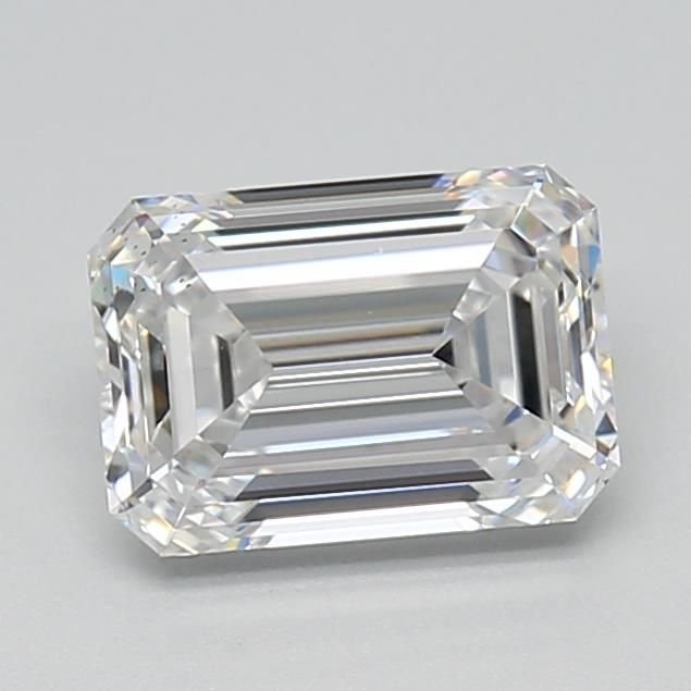 1.51ct E VS2 Rare Carat Ideal Cut Emerald Lab Grown Diamond