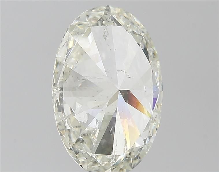 4.01ct J SI2 Rare Carat Ideal Cut Oval Diamond
