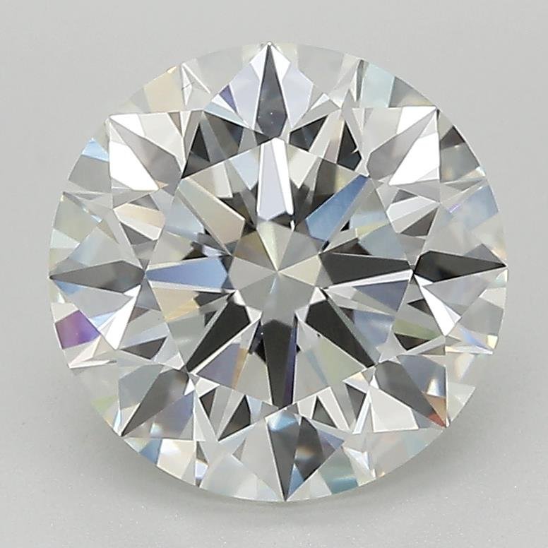 3.09ct J VS1 Rare Carat Ideal Cut Round Lab Grown Diamond