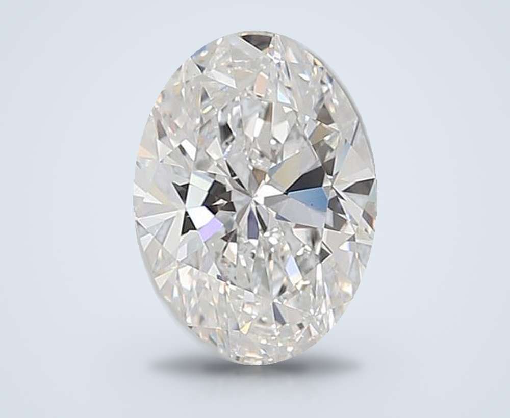 3.52 Carat Oval Lab Diamond