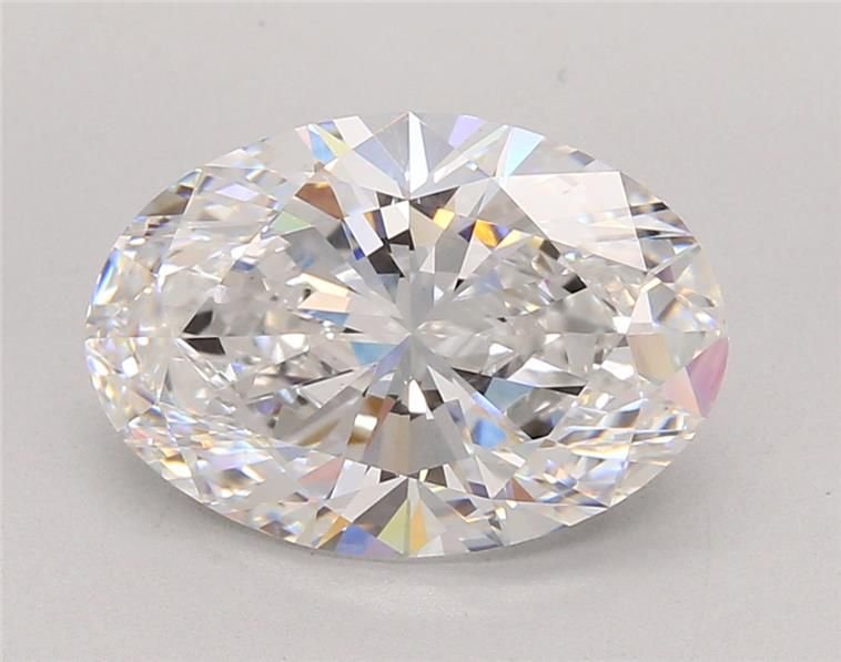 4.05ct D VS1 Rare Carat Ideal Cut Oval Lab Grown Diamond