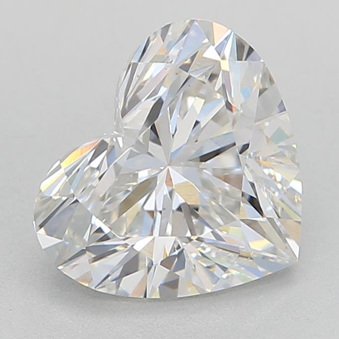 1.81ct F VS1 Rare Carat Ideal Cut Heart Lab Grown Diamond