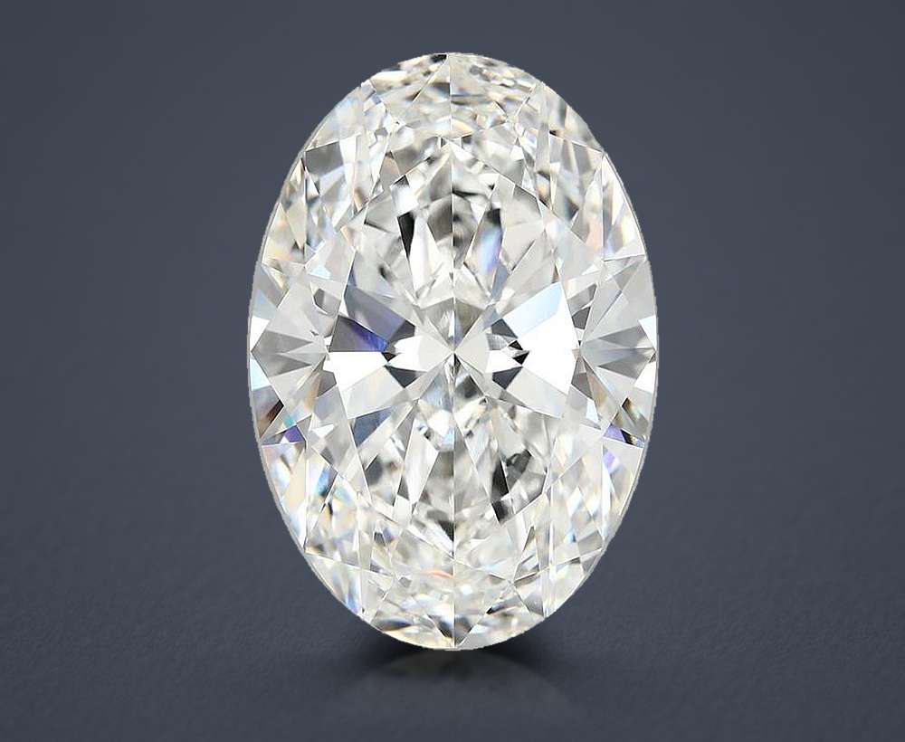 11.73 Carat Oval Lab Diamond