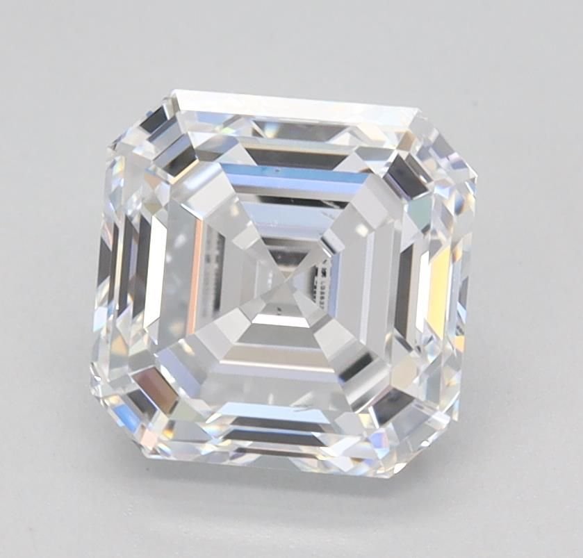 1.50ct D VS2 Rare Carat Ideal Cut Asscher Lab Grown Diamond