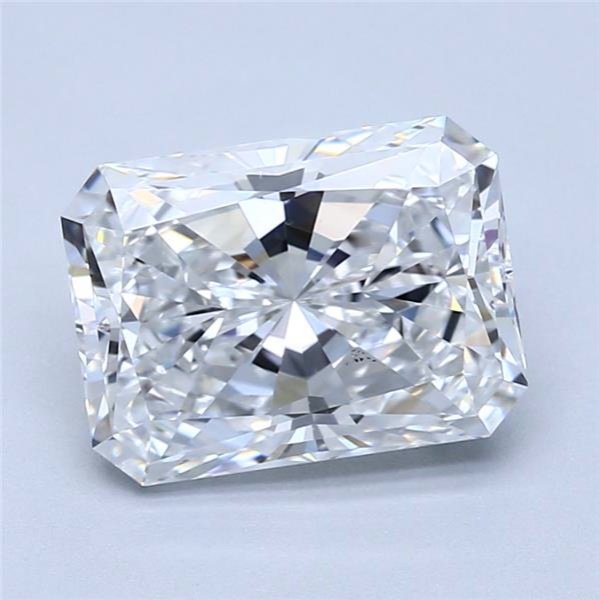 2.75ct E VS2 Rare Carat Ideal Cut Radiant Diamond