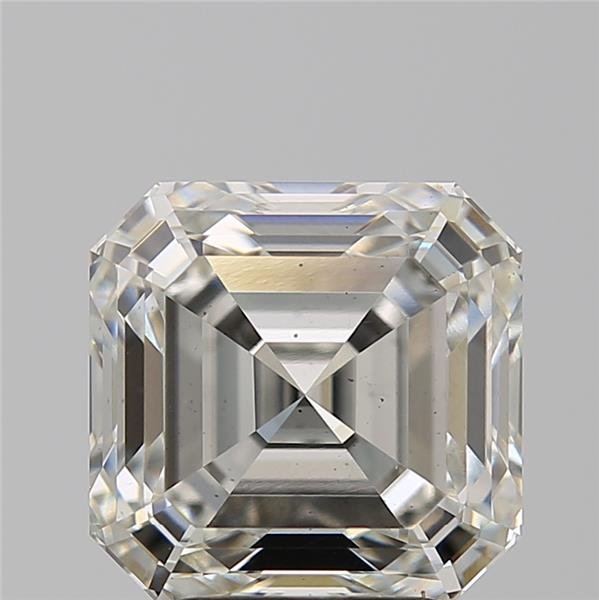 3.56ct H VS2 Rare Carat Ideal Cut Asscher Lab Grown Diamond