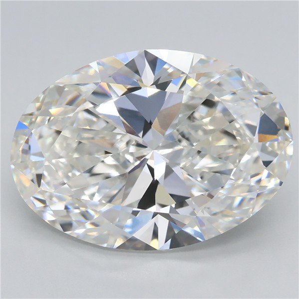 6.57ct G VVS2 Rare Carat Ideal Cut Oval Lab Grown Diamond
