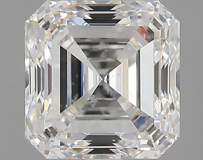 2.50ct F SI1 Rare Carat Ideal Cut Asscher Diamond