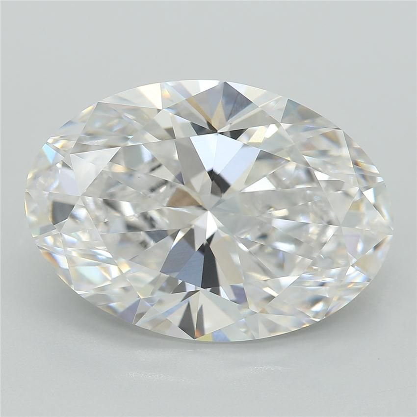 5.01ct D VS1 Rare Carat Ideal Cut Oval Lab Grown Diamond