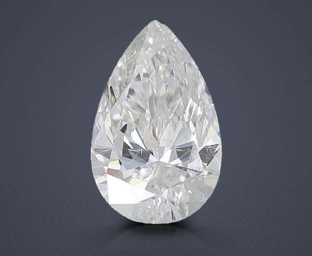 1.00 Carat Pear Natural Diamond