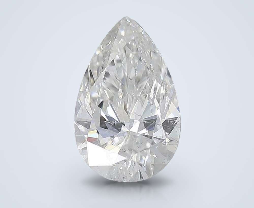1.00 Carat Pear Natural Diamond