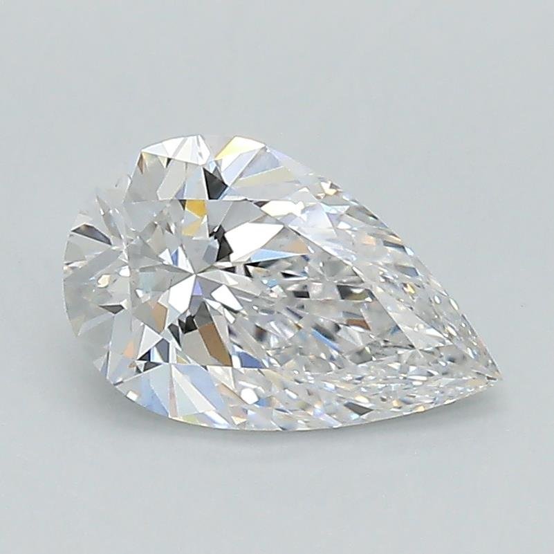 1.11ct D VS1 Rare Carat Ideal Cut Pear Lab Grown Diamond