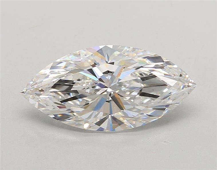 3.04ct E VVS2 Rare Carat Ideal Cut Marquise Lab Grown Diamond