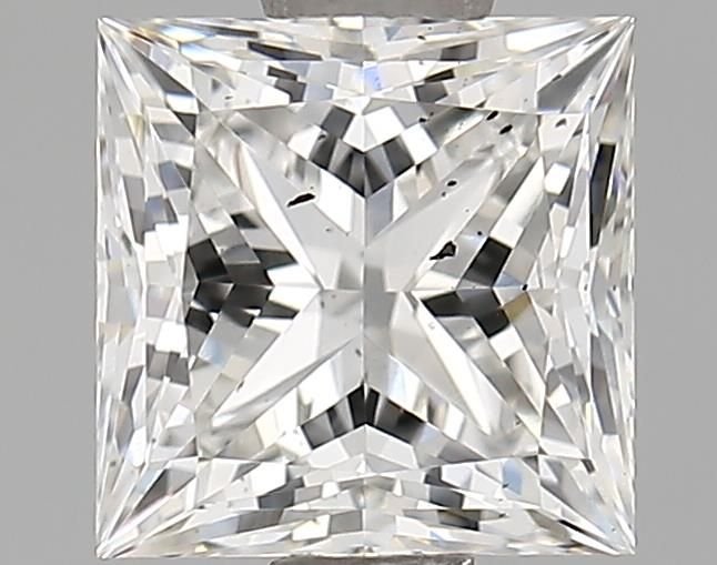 1.15ct F SI1 Rare Carat Ideal Cut Princess Lab Grown Diamond
