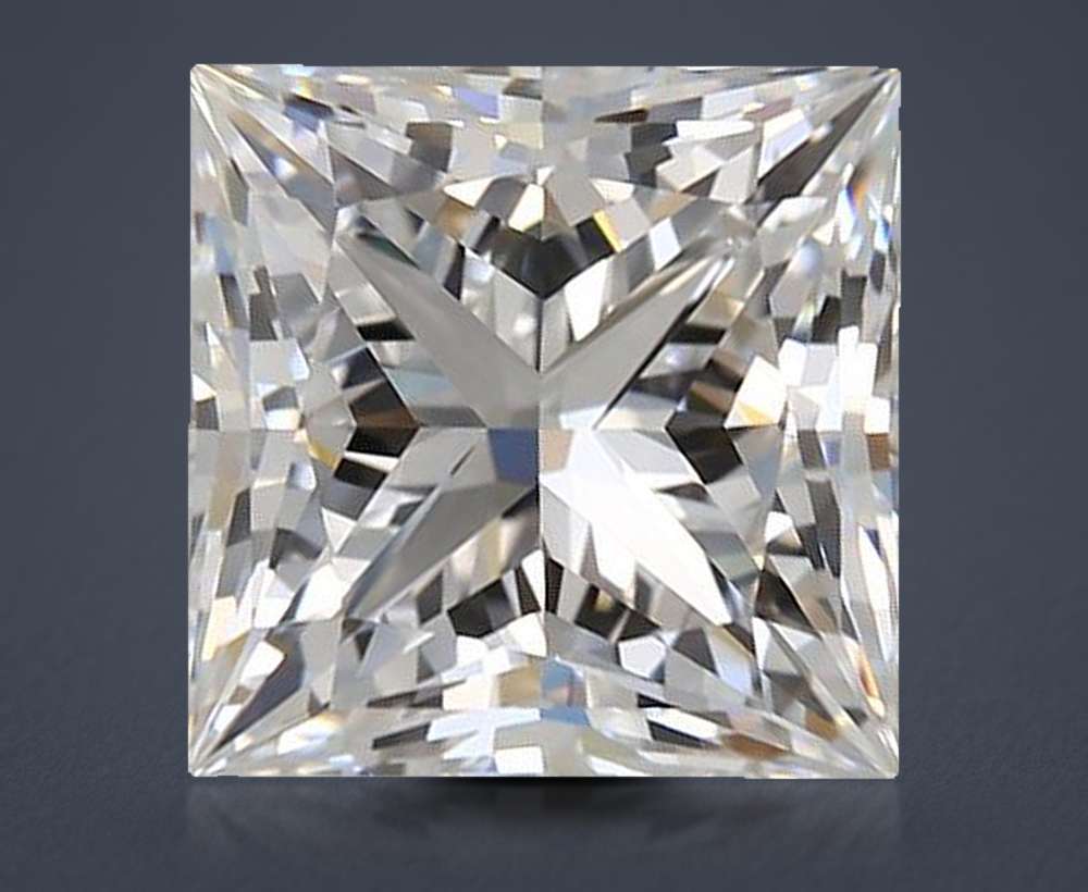 3.87 Carat Princess Lab Diamond