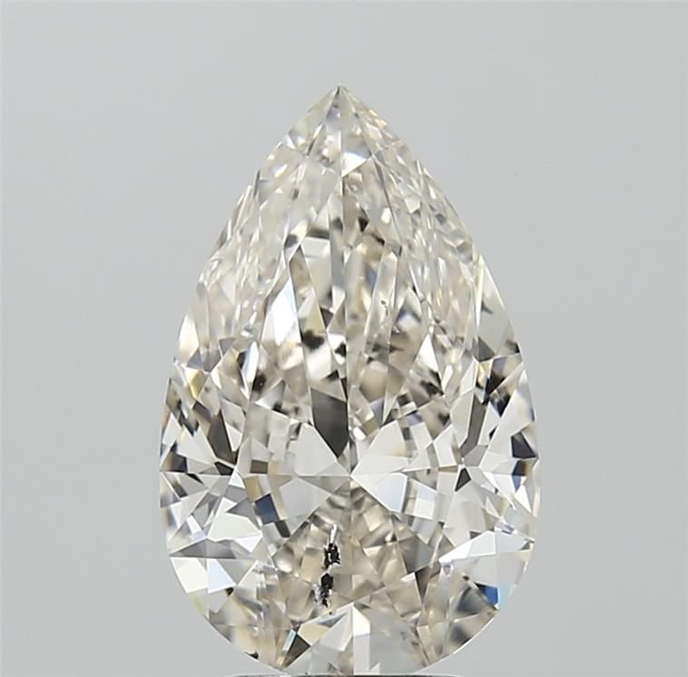 3.51ct I SI2 Rare Carat Ideal Cut Pear Diamond