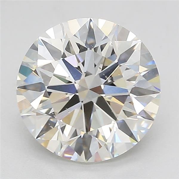 3.01ct H SI1 Rare Carat Ideal Cut Round Lab Grown Diamond