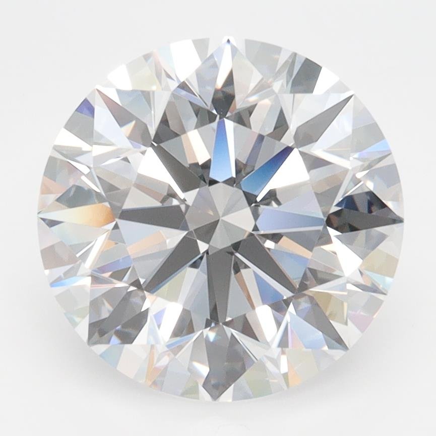 3.85ct D VVS2 Rare Carat Ideal Cut Round Lab Grown Diamond