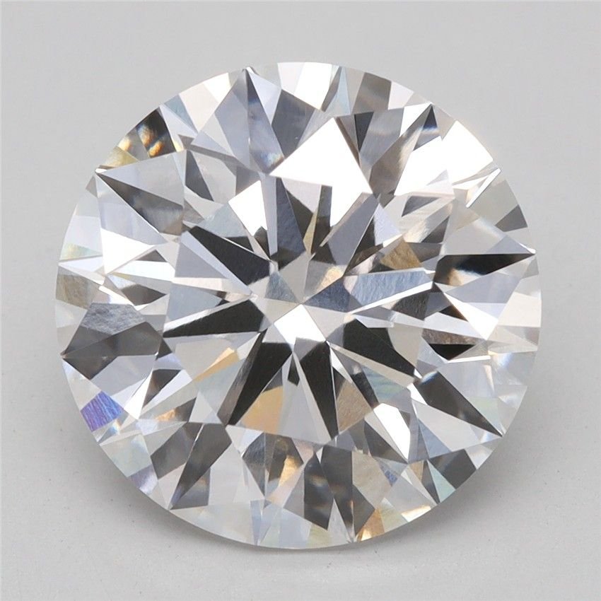 4.29ct F VVS2 Rare Carat Ideal Cut Round Lab Grown Diamond
